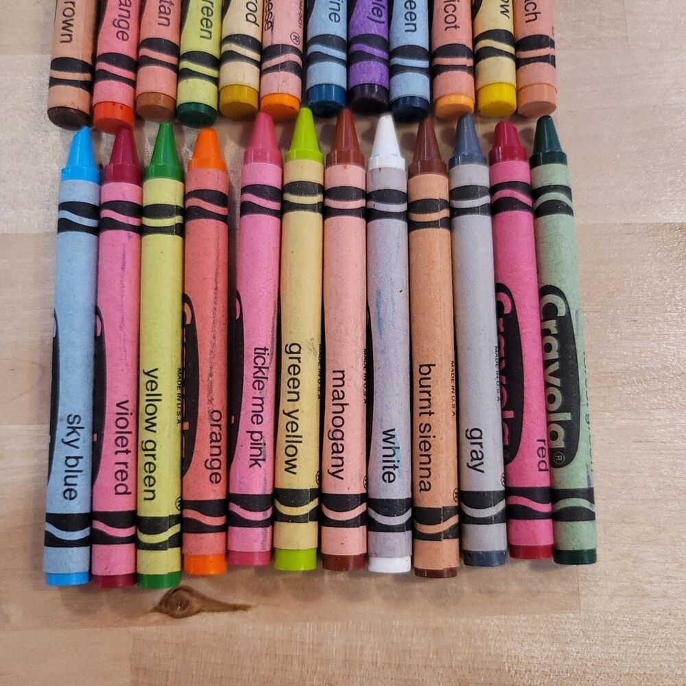 Vintage Crayola 1996 48 Pack 'Play to Win' Crayons Game Piece, Rare, Full Set